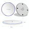 15W Round Wireless Charger Fast Charge - Mirror Black