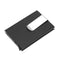 Aluminum Rfid Blocking Card Holder - Microfiber Leather Black