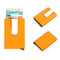 Aluminum Rfid Blocking Card Holder - Microfiber Leather Black