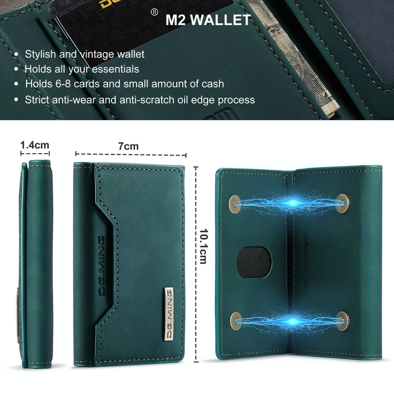 3 Fold Card Bag For Dg.Ming M2 Series Compact & Stylish - Green