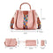 Versatile 4-In-1 Messenger Bag For Women - Fashionable & Spacious - Gray