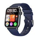 1.83 Inch Bt5.2 Smart Sport Watch Support Sleep / Heart Rate / Blood Oxygen / Temperature / Blood Pressure Health Monitor - Black + Blue