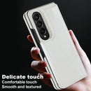 Foldable Phone Case with Double Buckle Card Slot for Samsung Galaxy z Fold4 - Purple