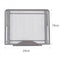 Adjustable Folding Metal Mesh Desktop Cooler - Silver Gray