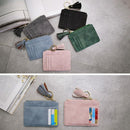 Compact Card Holder With Large Capacity Cute Mini Coin Purse - Blue