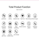 Smart Watch With Call Reminder And Health Monitoring - Waterproof - Green