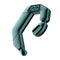 Digital Display Bone Conduction Bluetooth Headset - Sporty Design - Green