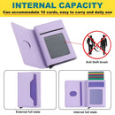 10x6x3cm Secure Brush Card Bag - Compact and Protective - Purple
