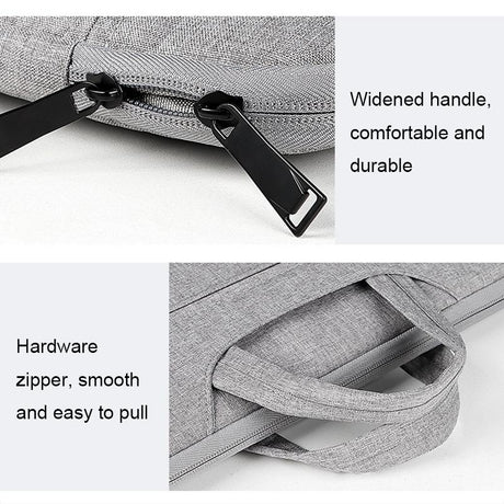 13.3 Inch Waterproof Laptop Handbag With Shock-Absorbing Capacity - Deep Sky Gray