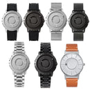 Bezel-free Magnetic Ball Watch - Men Design - Black Net Strip