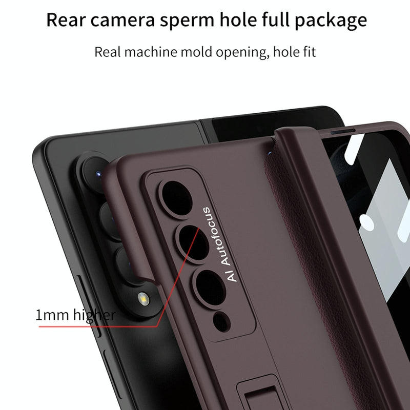For Samsung Galaxy Z Fold4 5G Magnetic Fold Case - Full Coverage - Black