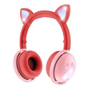 7.1 Surround Sound Cat Ear Gaming Headset With Mic - Red