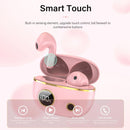 Waterproof 9d Stereo Bluetooth Earphones with Charging Case - Red