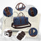 Men Leather Duffel Bag for Carry-on Travel - Gray