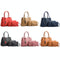 Large Capacity 3-In-1 Diagonal Handbags In Pink Pu Leather