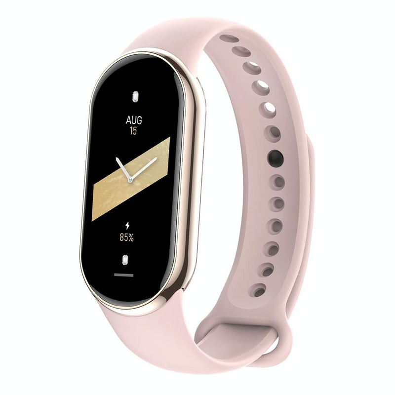 Waterproof Smart Watch With Heart Bp Oxygen And Sugar Monitoring - Ip68 - Pink