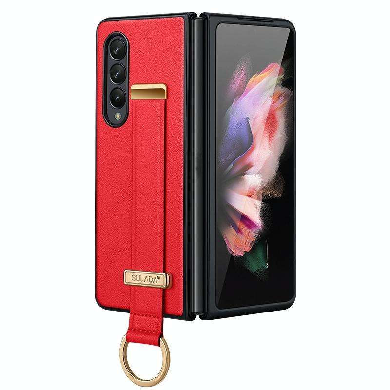 For Samsung Galaxy Z Fold4 5G Leather Shockproof Case