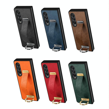 For Samsung Galaxy Z Fold4 5G Leather Shockproof Case