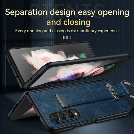 For Samsung Galaxy Z Fold4 5G Leather Shockproof Case