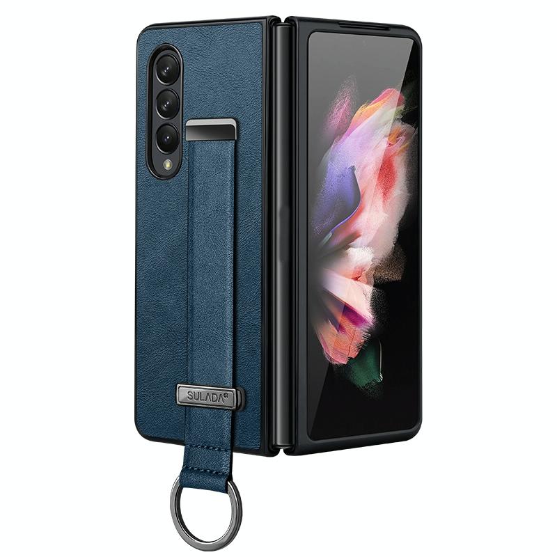 For Samsung Galaxy Z Fold4 5G Leather Shockproof Case