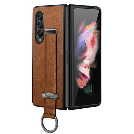 For Samsung Galaxy Z Fold4 5G Leather Shockproof Case