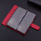For Samsung Galaxy Z Fold4 5G Dual Fold Mandala Leather Case - Embossed Design - Red