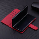For Samsung Galaxy Z Fold4 5G Dual Fold Mandala Leather Case - Embossed Design - Red
