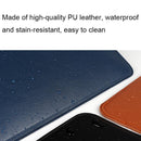 Leather Laptop Liner Bag - 14.1-15.4 Inches With Stand Function - Cowhide Yellow With Bag