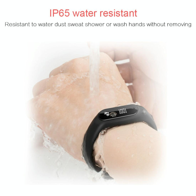Bluetooth Smart Bracelet With Heart Rate Monitor And Sleep Tracker - Orange