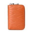 Women Anti Magnetic Leather Rfid Wallet - Pink