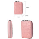 Women Anti Magnetic Leather Rfid Wallet - Pink