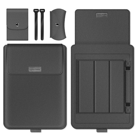 11 / 12 Inch 4-in-1 Computer Bracket Liner and Storage Bag - Dark Blue