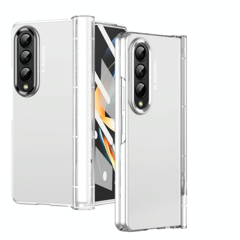For Samsung Galaxy Z Fold4 5G Skin Feel Contact Lens Case - Transparent