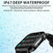 1.83 Inch Bt5.2 Smart Sport Watch Support Sleep / Heart Rate / Blood Oxygen / Temperature / Blood Pressure Health Monitor - Black + Green