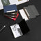 Stainless Steel Card Holder Sleek Business Accessory - Gray