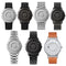 Bezel-free Magnetic Ball Watch - Men Design - Silver Net Strip