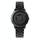 Bezel-free Magnetic Ball Watch - Men Design - Silver Net Strip