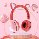 7.1 Surround Sound Cat Ear Gaming Headset With Mic - Green
