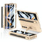 For Samsung Galaxy Z Fold4 5G Foldable Magnetic Flip Case With Holder & Pen Slot - Gkk - Champagne Gold