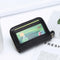 Multi Position Zipper Organ Card Holder Versatile Business Accessory - Deep Blue