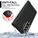For Samsung Galaxy Z Fold4 5G Samsung Fold 4 Hinge Flip Case - Two Tone Contact Lens - Transparent