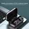 Intelligent Noise Reduction Bluetooth Earphones with Touch Control and Battery Display - Pink