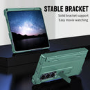 For Samsung Galaxy Z Fold4 5G Shockproof Diamond Case With Hinge And Pen - Purple