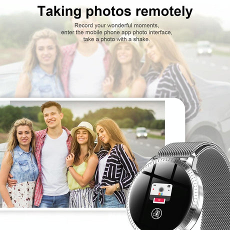Waterproof Smartwatch With Colour Screen - Ipx67 - Pink