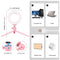 6.2 Led Ring Light With Usb 3 Modes Dimmable Cold Shoe Tripod Mount - Pink