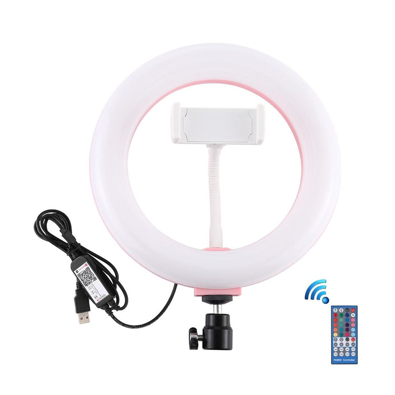7.9 Dual Colour Led Ring Light With Usb Dimmable For Vlogging And Photography