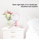 7.9 Led Ring Light With Tripod And Phone Clamp - 3 Modes Dimmable Dual Colour Temperature