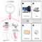 7.9 Led Ring Light With Tripod And Phone Clamp - 3 Modes Dimmable Dual Colour Temperature