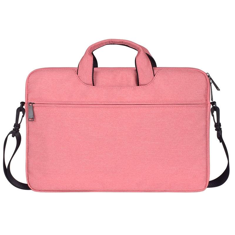 13.3 Inch Hidden Portable Strap One-shoulder Handbag - Waterproof Oxford Cloth - Pink
