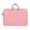 Waterproof Portable One-Shoulder Handbag For 13.3 Laptops With Strap & Magic Stick - Pink